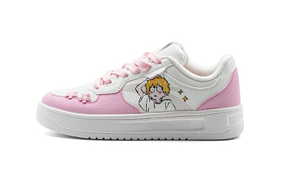 Anta Relaxed Slip Resistant Cushioning Low Top Skateboard Shoes Unisex Pink