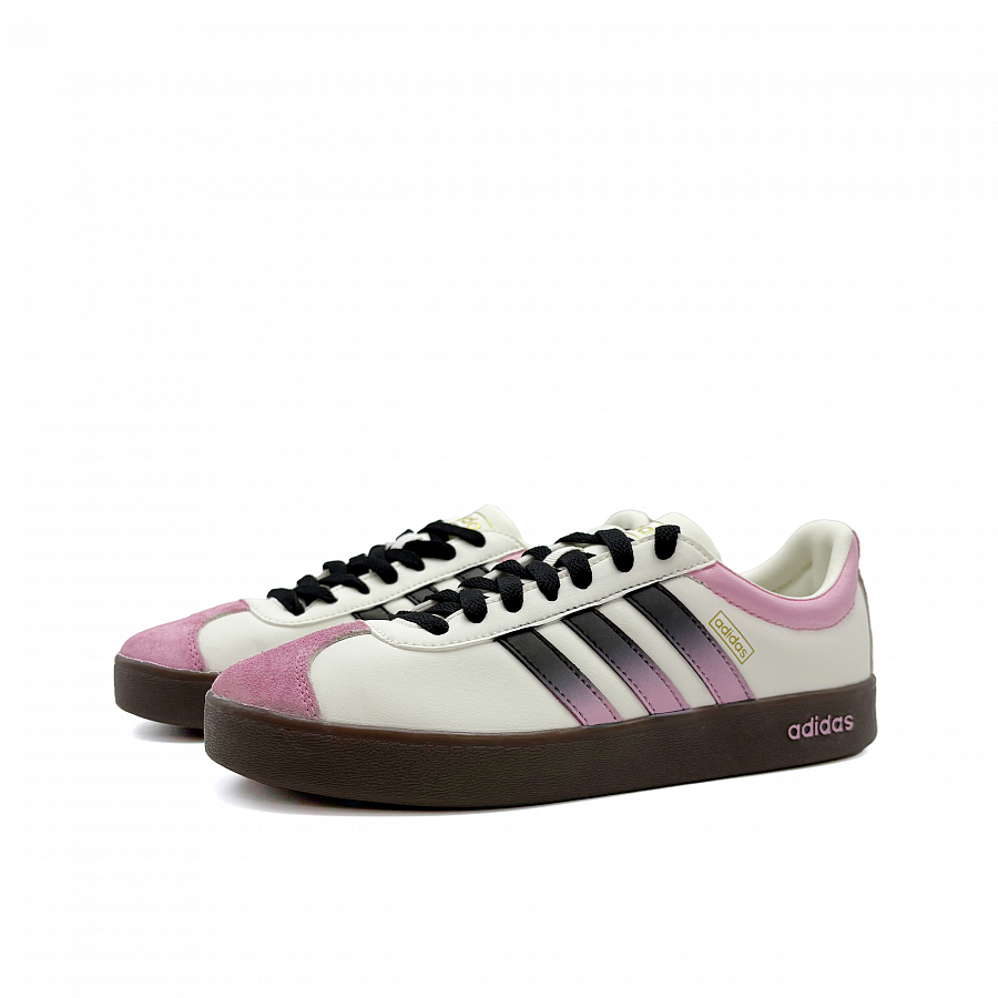 Adidas VL COURT 2.0 Cushioning, Wear Resistant Low Top German Army Trainers Unisex Ecru купить в интернет-магазине Yoocart с быстрой доставкой по России.