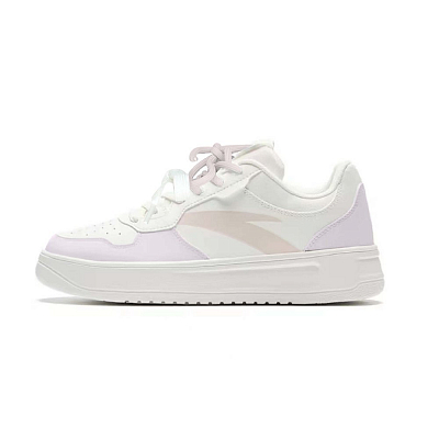 Anta Anti Slip Wear Resistant Low Top Skateboard Shoes Unisex Purple