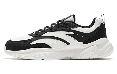 Anta Chaobai Gz Low-Top Casual Shoes Women's Black White