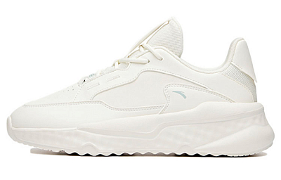 Anta Unruly Series Cushioning Anti-Slip Wear-Resistant Breathability Low-Top Sports Casual Shoes Women's White