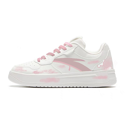 Anta Slip Resistant, Abrasion Resistant, Breathable Low Top Casual Shoes Women's White