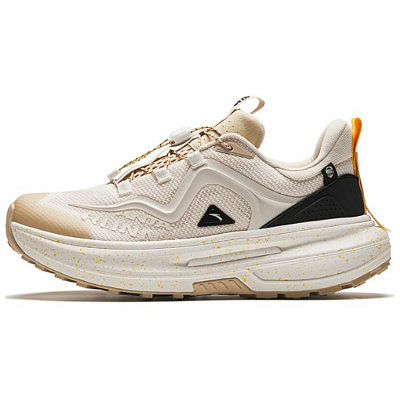 Anta Slip-Resistant Cushioning Low-Top Running Shoes Men's Gray Brown