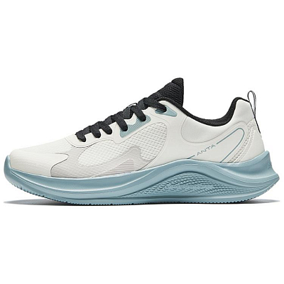 Anta Running Collection Shock Absorbers With Slip Resistant Features Low Top Casual Running Shoes Men's White Blue