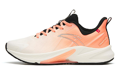 Anta Rocket 4.0 Advanced Training Collection Breathable Low-Top Running Shoes Women's White Orange Black