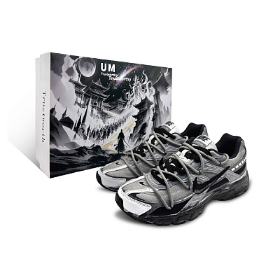 Nike Initiator Abrasion Resistant Low Top Running Shoes Unisex Gray