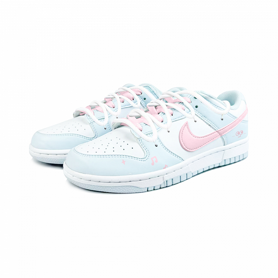 Nike Dunk Abrasion Resistant Low Top Skateboard Shoes Unisex Blue Pink купить в интернет-магазине Yoocart с быстрой доставкой по России.