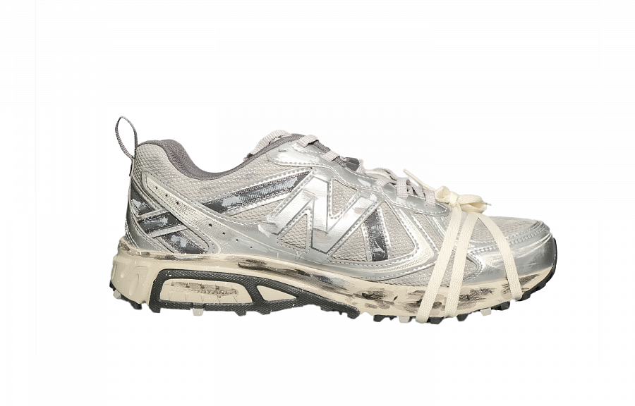 New Balance NB 410 V5 Abrasion Resistant Low Top Casual Running Shoes Unisex Silver Black купить в интернет-магазине Yoocart с быстрой доставкой по России.