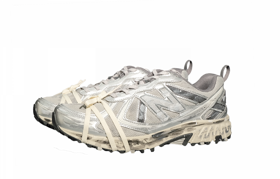 New Balance NB 410 V5 Abrasion Resistant Low Top Casual Running Shoes Unisex Silver Black купить в интернет-магазине Yoocart с быстрой доставкой по России.