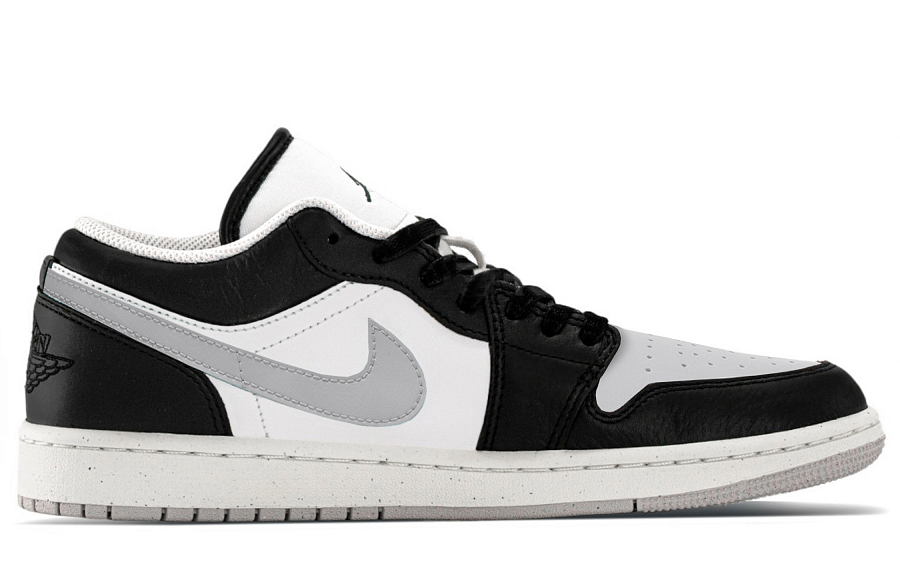Jordan Air Jordan 1 Abrasion Resistant Low Top Vintage Basketball Shoes Unisex Black Gray купить в интернет-магазине Yoocart с быстрой доставкой по России.