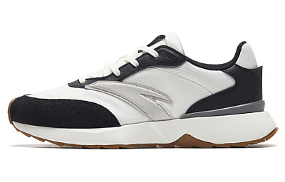 Anta Anti-Slip And Wear-Resistant Lightweight Low-Top Sports Casual Shoes Women's White Black