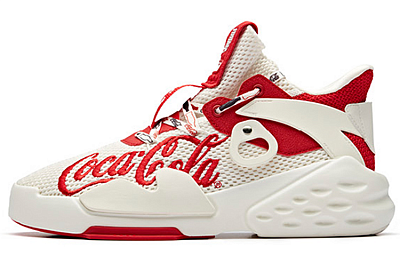 Coca Cola x Anta Bastard Mid Top Sports Casual Shoes Men's Red White