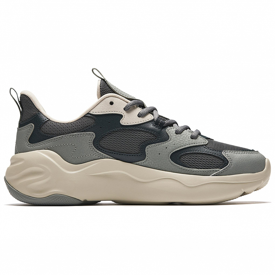 Anta Anti-Slip And Wear-Resistant Breathable Low-Top Casual Shoes Men's Gray Black купить в интернет-магазине Yoocart с быстрой доставкой по России.
