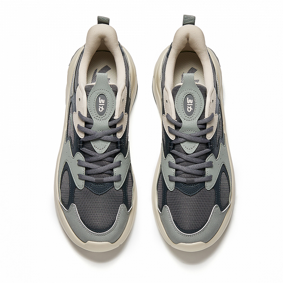 Anta Anti-Slip And Wear-Resistant Breathable Low-Top Casual Shoes Men's Gray Black купить в интернет-магазине Yoocart с быстрой доставкой по России.