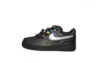 Nike Air Force 1 Low Top Skateboard Shoes Women's Black