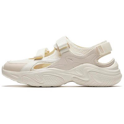 Anta Beach Sandals Women's White Beige