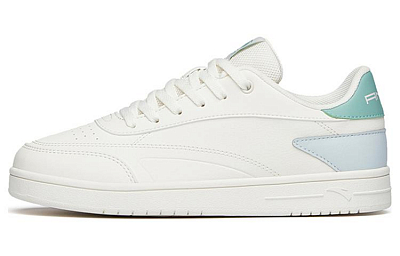 Anta Life Collection Anti Slip Wear Resistant Low Top Skateboard Shoes Women's White Blue