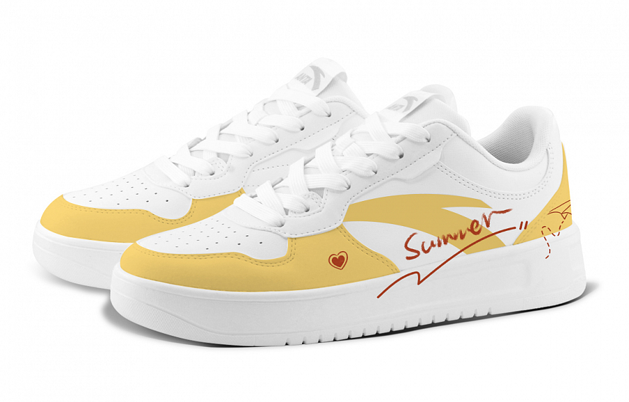 Anta Relaxed Anti Slip Wear Resistant Low Top Skateboard Shoes Unisex Yellow купить в интернет-магазине Yoocart с быстрой доставкой по России.