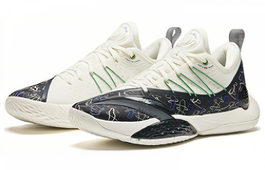 Anta Skyline 2 Anti Slip Wear Resistant Low Top Basketball Shoes Men's White купить в интернет-магазине Yoocart с быстрой доставкой по России.