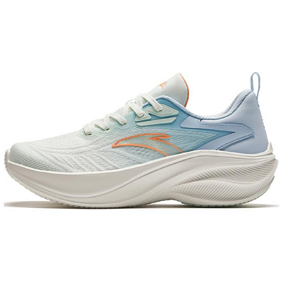 Anta Anti-Slip Wear-Resistant Low-Top Casual Running Shoes Women's White Blue