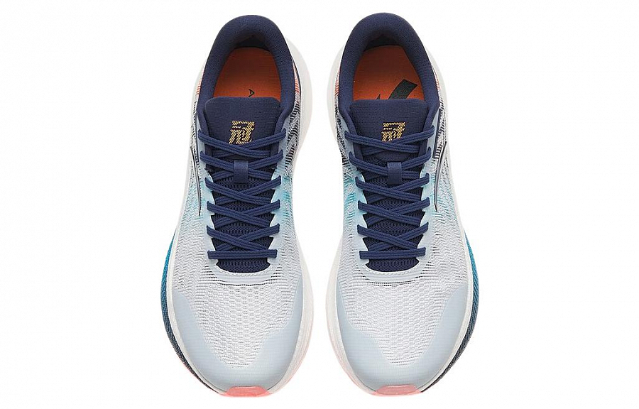 Anta Champion 2nd Gen Anti Slip Wear Resistant Low Top Running Shoes Men's Gray Blue Orange купить в интернет-магазине Yoocart с быстрой доставкой по России.