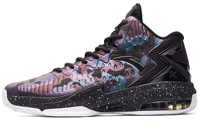 Anta KT3 Thompson Abrasion Resistant Breathable High Top Basketball Shoes Men's Black White