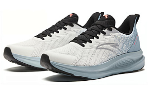Anta Cloud Journey Cushioning Wear Resistant Low Top Casual Running Shoes Men's Gray 1 3958447