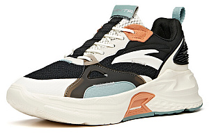 ANTA Life Collection Casual Shoes Men's Low top Black/Ivory White/Gray Green 1 3958460