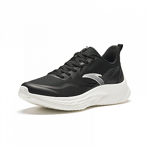 Anta Cushioning Wear Resistant Low Top Casual Running Shoes Women's Black 1 3958528
