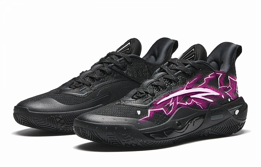Anta KAI 1 SPEED Cushioning Slip Resistant Support Low Top Basketball Shoes Men's Black Pink купить в интернет-магазине Yoocart с быстрой доставкой по России.