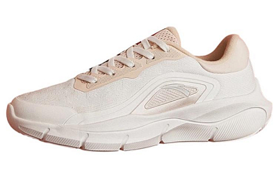 Anta Anti-Slip Wear-Resistant Low-Top Running Shoes Women's Papyrus White Smoky Brown