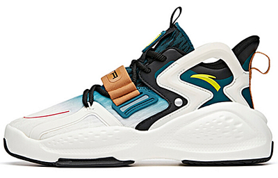 Anta Bastard 2.0 Durable Breathable Low-Top Skateboard Shoes Men's White