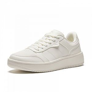 Anta Slip Resistant Shock Absorbers With Abrasion Resistant Properties Low Top Skateboard Shoes Men's White 1 3960862