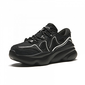 Anta Meowth Abrasion Resistant Low Top Casual Shoes Women's Black 1 3960876