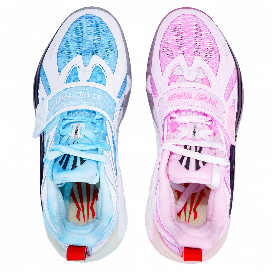 Anta KAI 1 Cushioned Slip-Resistant Low-Top Basketball Shoes Unisex Blue Pink купить в интернет-магазине Yoocart с быстрой доставкой по России.