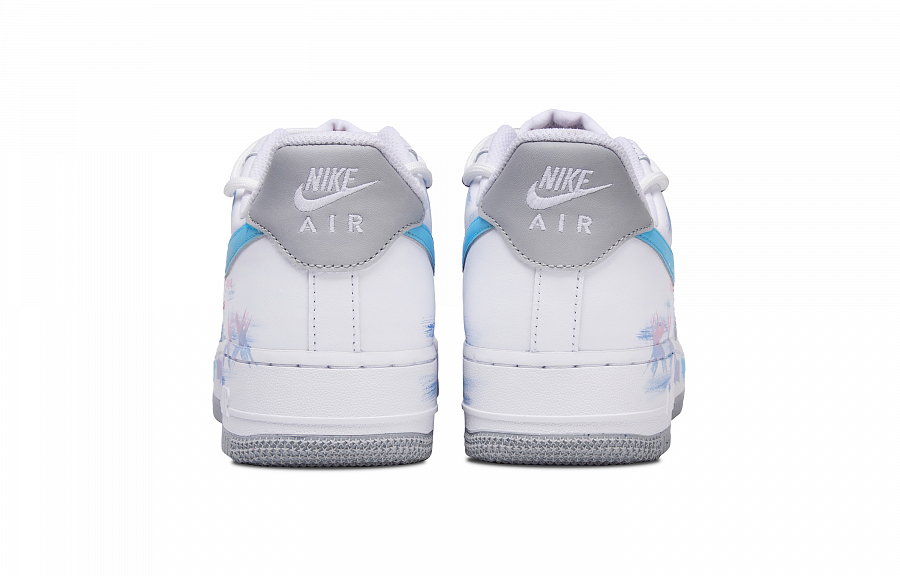 Nike Air Force 1 Midsummer Party Abrasion Resistant Low Top Skateboard Shoes Men's Pink Blue купить в интернет-магазине Yoocart с быстрой доставкой по России.