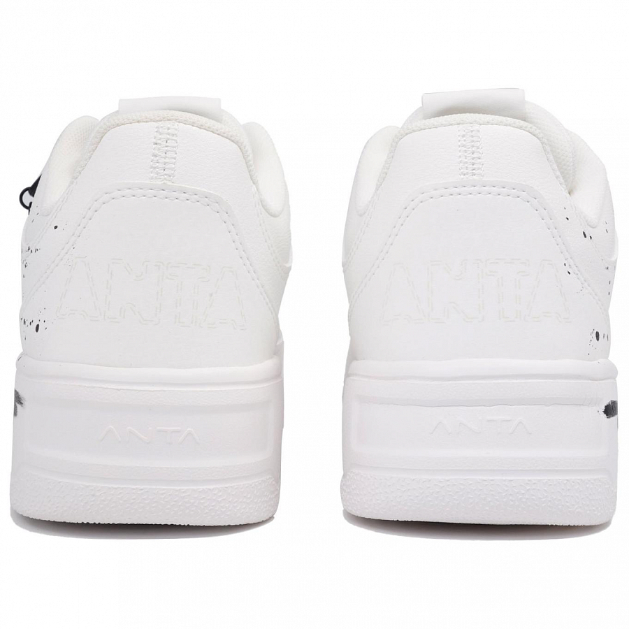 Anta Anti Slip Wear Resistant Low Top Skateboard Shoes Unisex White Black купить в интернет-магазине Yoocart с быстрой доставкой по России.