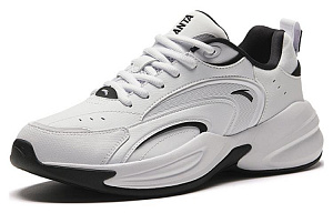 Anta Cushioning Lightweight Low-Top Chunky Sneakers Men's White 1 3961678