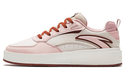 Anta Milk Lid 2 Impact Resistance Low Top Skateboard Shoes Women's White Pink