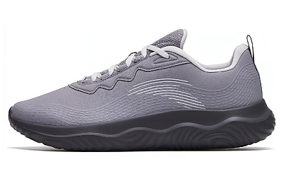 Anta Shenxi Anti-Slip Wear-Resistant Low-Top Training Shoes Men's Microchip Gray