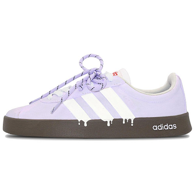 Adidas VL COURT 2.0 Taro Sweethearts Abrasion Resistant Low Top Skateboard Shoes Women's Taro Purple