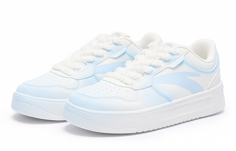 Anta Relaxed Abrasion Resistant Slip Resistant Low Top Skateboard Shoes Men's Light Blue купить в интернет-магазине Yoocart с быстрой доставкой по России.