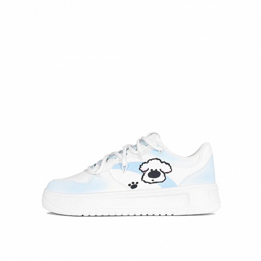 Anta Cute Puppy Attraction Slip Resistant Abrasion Resistant Low top Skateboard Shoes Women's Blue White купить в интернет-магазине Yoocart с быстрой доставкой по России.