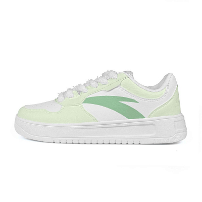 Anta Relaxed Abrasion Resistant, Lightweight, And Breathable Low top Skateboard Shoes Women's Light Green