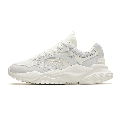 Anta Gravitation Cushioning, Wear Resistant Low Top Casual Shoes Women's White Gray