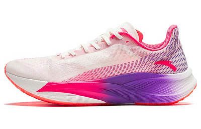 Anta Anti-Slip Wear-Resistant Low-Top Running Shoes Men's Pink Purple