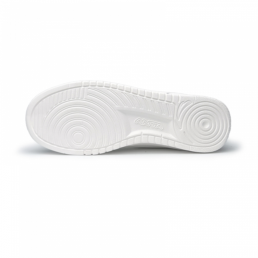 Anta Relaxed Lightweight Height Increasing Slip Resistant Low Top Skateboard Shoes Men's White Black купить в интернет-магазине Yoocart с быстрой доставкой по России.