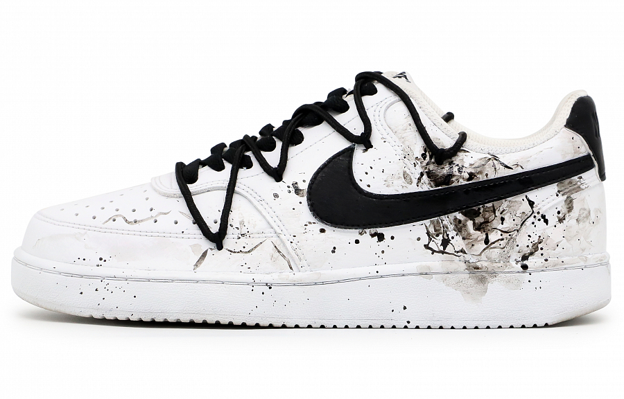 Nike Court Vision 1 Skateboard Shoes Men's Low Top White/Black купить в интернет-магазине Yoocart с быстрой доставкой по России.