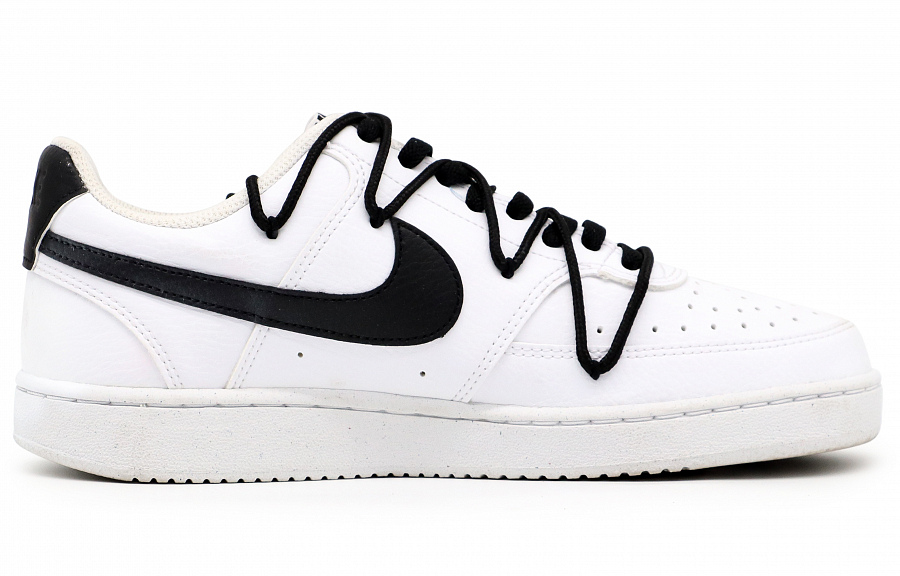 Nike Court Vision 1 Skateboard Shoes Men's Low Top White/Black купить в интернет-магазине Yoocart с быстрой доставкой по России.