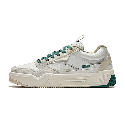 Anta C37 Series Anti-Slip Wear-Resistant Low-Top Skateboard Shoes Men's Gray Green